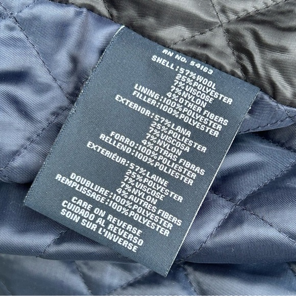 Tommy Hilfiger Classic Wool Single Breasted Coat Mens Medium - Picture 15 of 16